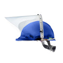 Aluminized Heat Reflective Face Shield, Hard Hat, and Bracket