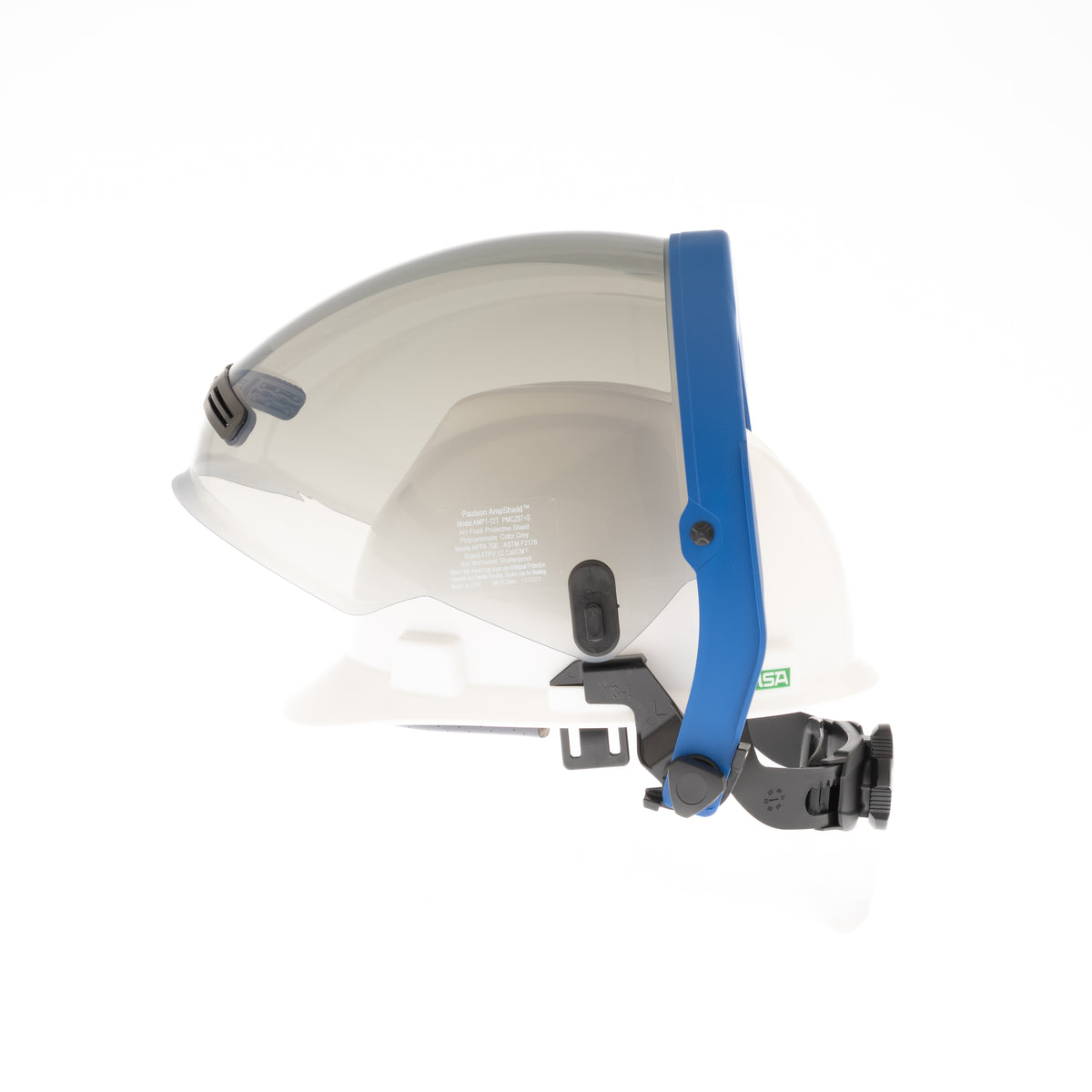 12 cal/cm² Toric Face Shield with Slotted Visor and Hard Cap