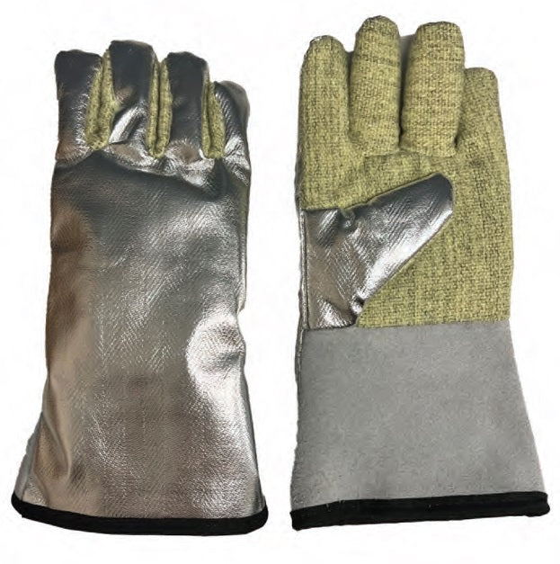 14" Aluminized CARBON/KEVLAR® Glove w/ Carbon blend palm