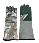 18" Aluminized CARBON/KEVLAR® Glove w/Leather Palm