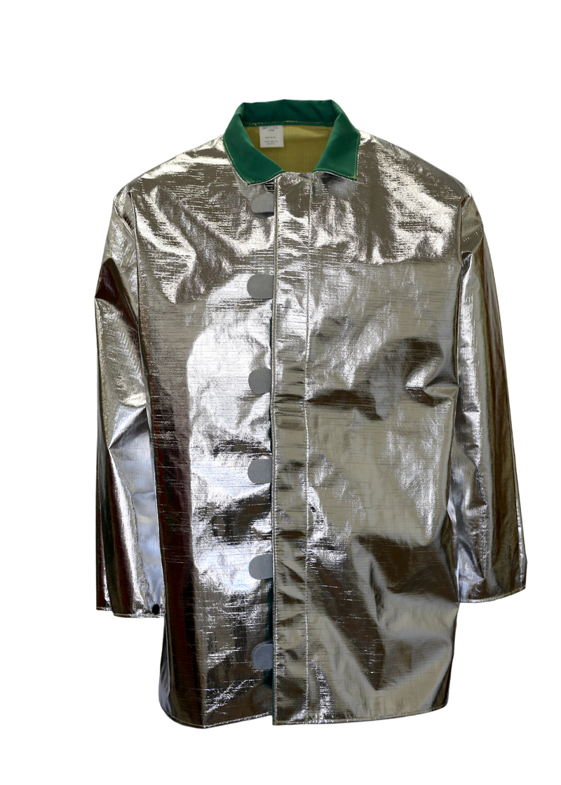 Aluminised Jacket Lightweight Aluminized Jacket with Vented Back and Underarms