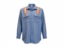 Medium Blue VINEX® Shirt with Trim
