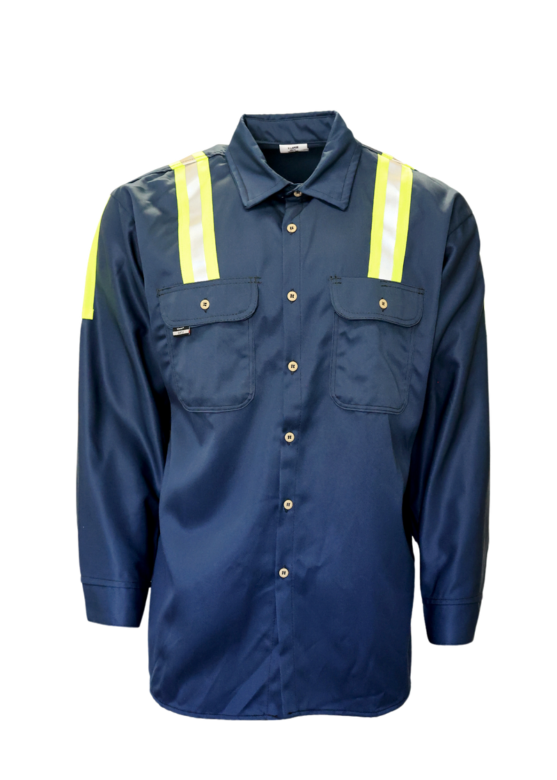8.5oz Navy Blue Vinex Shirt