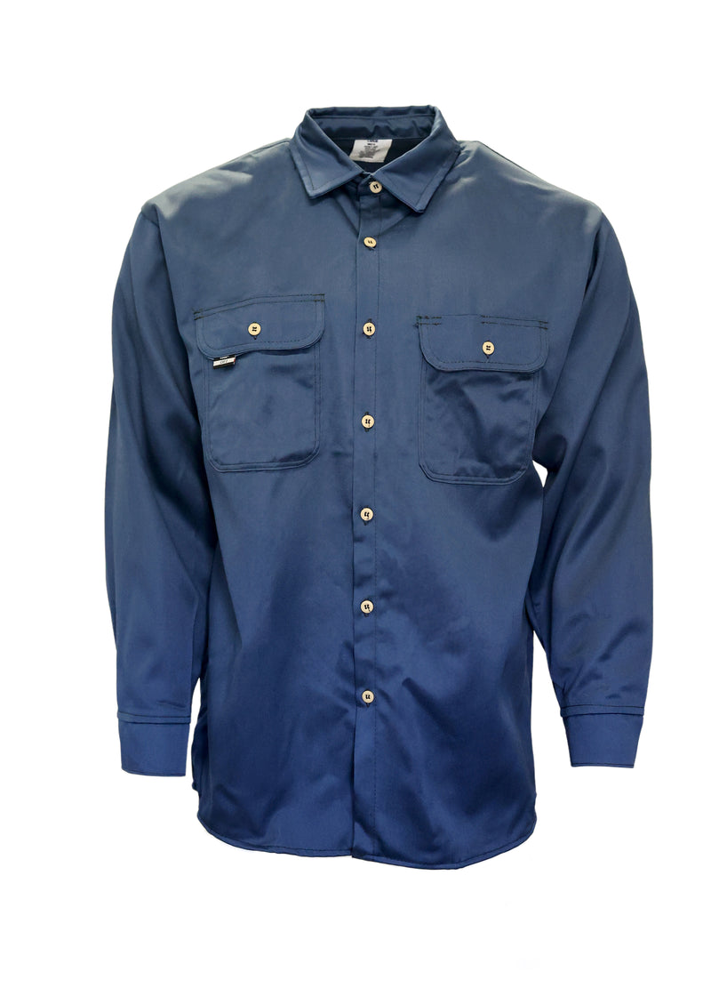 Navy Blue VINEX® Shirt - Button Front