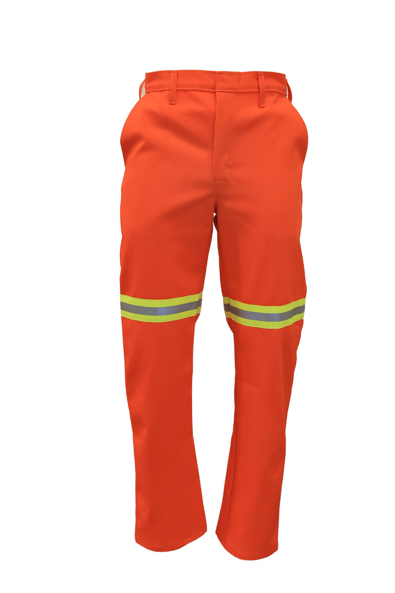 Orange Whipcord Pant with High-Vis striping