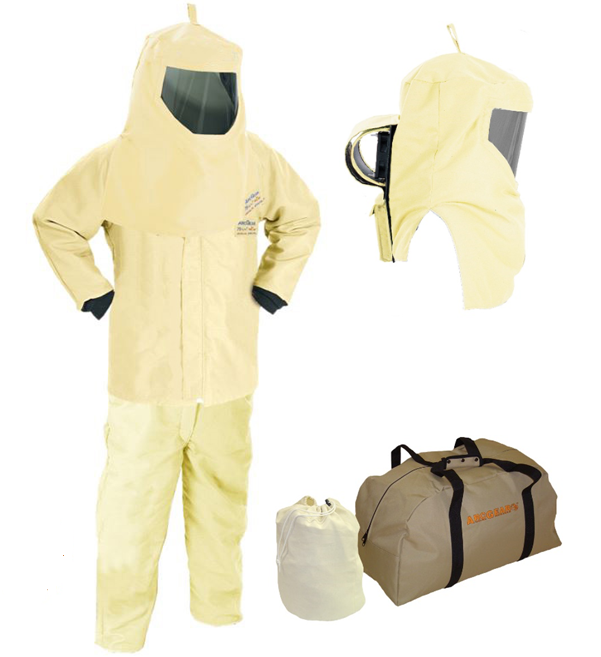 HRC4 100cal 35" Jacket, Bib and Hood w/ Air Kit - Without Gloves - AG100KA-JB