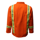 30" Orange 100% FR Treated Cotton Whipcord Jacket with Enhanced Visibility