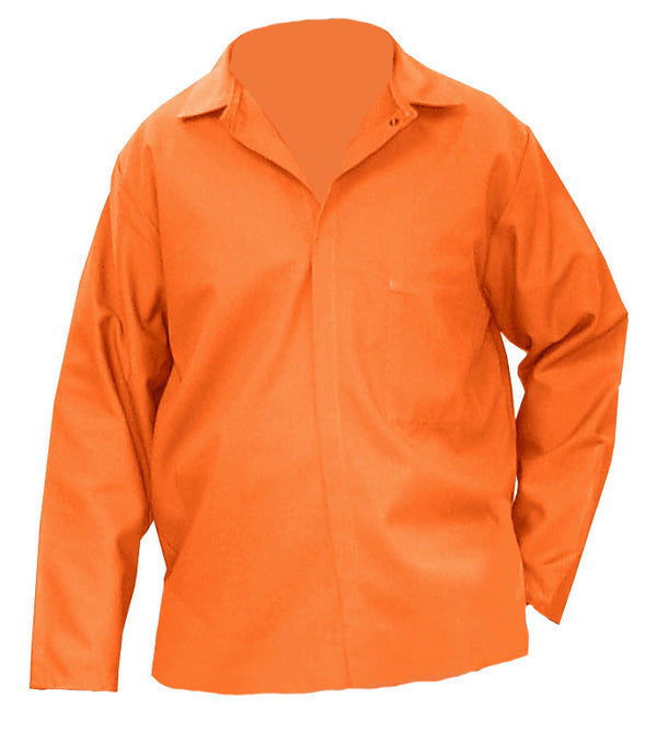 30" Orange 100% FR Treated Cotton Whipcord jacket